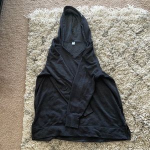 Hooded Vneck Sweatshirt